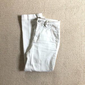 Everlane Straight Leg Crop in Bone